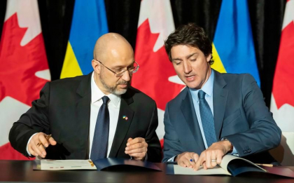 Canada promite noi ajutoare militare Ucrainei si impune o noua runda de sanctiuni Rusiei
Canada promite noi ajutoare militare Ucrainei si impune o noua runda de sanctiuni Rusiei