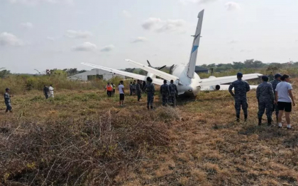 Guatemala: Un avion cu 14 pasageri la bord si-a piedut o parte din trenul de aterizare. Nu s-au inregistrat victime