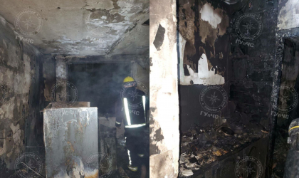 Un barbat a murit, dupa ce locuinta sa a ars complet, la Tighina. Oamenii legii au stabilit cauza provocarii incendiului - FOTO