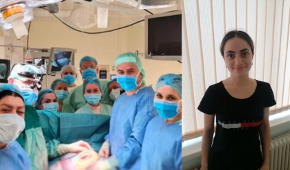 O tanara diagnosticata cu o malformatie cardiaca congenitala, tratata de medicii de la Spitalul „Timofei Mosneaga”, prin aplicarea in premiera a unei metodei minim invazive - FOTO 
