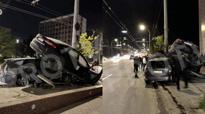 Noi detalii despre accidentul produs pe strada Mihai Viteazu din capitala: „Soferita automobilului Ford si doi pasageri din Toyota au fost transportati la spital” 