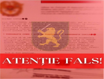  Un nou tip de escrocherie online: mesaje false in numele autoritatilor publice. „Indemnam cetatenii sa fie vigilenti”