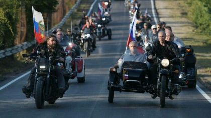 Motociclistii lui Putin au plecat, prin Ucraina, spre Berlin: „Aspiratia noastra la victorie este eterna”
