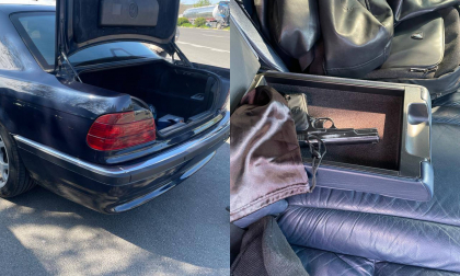 A incercat sa iasa din tara cu un pistol, chiar daca a spus ca nu are nimic de declarat. Un barbat cu dubla cetatenie - prins de functionarii postului vamal Leuseni - FOTO 