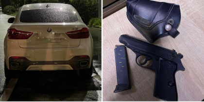 A incercat sa iasa din tara cu un pistol, chiar daca a spus ca nu are nimic de declarat. Un roman -  prins de functionarii postului vamal Leuseni - FOTO