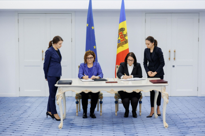 Moldova va avea acces la fonduri europene de 26 de miliarde de euro, dupa ce a semnat un acord in acest sens Moldova va avea acces la fonduri europene de 26 de miliarde de euro, dupa ce a semnat un acord in acest sens