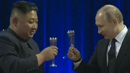 Kim Jong-un i-a transmis lui Putin, de „Ziua Victoriei”, ca va invinge in „lupta sfanta impotriva imperialistilor” Kim Jong-un i-a transmis lui Putin, de „Ziua Victoriei”, ca va invinge in „lupta sfanta impotriva imperialistilor”