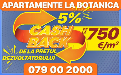 METROPOLIS: Apartamente la Botanica - CASHBACK 5%, de la 750 €/m² METROPOLIS: Apartamente la Botanica - CASHBACK 5%, de la 750 €/m²