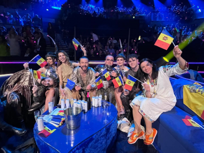  Pasha Parfeni s-a clasat pe locul 18 in finala Eurovisiong Song Contest 2023 - VIDEO
