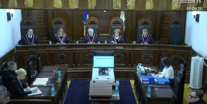 Sedinta Curtii Constitutionale de examinare a sesizarii Guvernului privind verificarea constitutionalitatii partidului SOR, intrerupta pana maine - VIDEO Sedinta Curtii Constitutionale de examinare a sesizarii Guvernului privind verificarea constitutionalitatii partidului SOR, intrerupta pana maine - VIDEO
