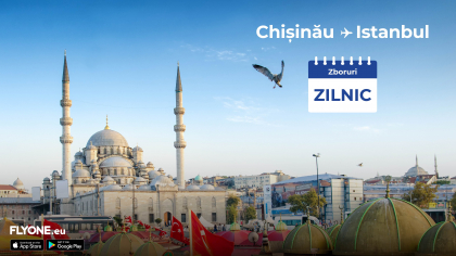 FLYONE mareste numarul de zboruri spre/din Istanbul!