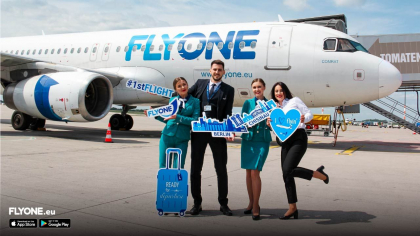 FLYONE a lansat zboruri directe din Chisinau spre Berlin