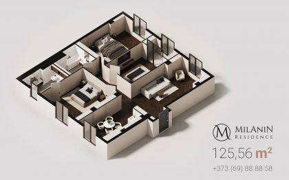 MilaniN: Apartamente in centru de 125m2: Investitie profitabila pentru viitor