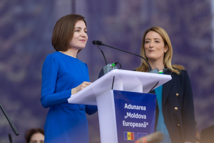 Maia Sandu, dupa Adunarea „Moldova Europeana'' din Piata Marii Adunari Nationale: Moldova va fi Uniunea Europeana
