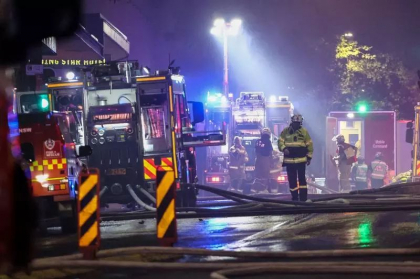 Incendiu violent in centrul orasului australian Sydney - VIDEO Incendiu violent in centrul orasului australian Sydney - VIDEO
