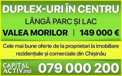 Capital Activ. Oferta exclusiva - duplex in zona parcului Valea Morilor