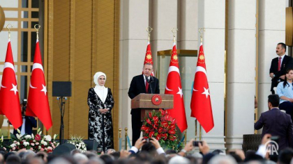 Erdogan a depus juramantul pentru al treilea mandat prezidential: peste 31 de sefi de stat si de guvern paricipa la ceremonii - FOTO