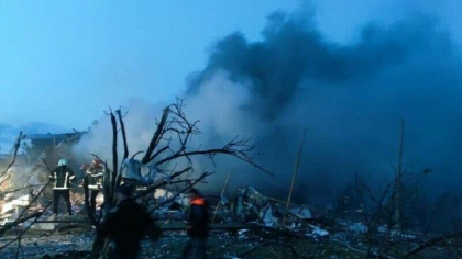 Explozie in apropiere de orasul ucrainean Dnipro. Douazeci de persoane au fost ranite si altele prinse sub daramaturi Explozie in apropiere de orasul ucrainean Dnipro. Douazeci de persoane au fost ranite si altele prinse sub daramaturi