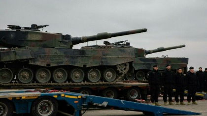 Oficial rus: Tancuri Leopard „vazute pentru prima data” in regiunea de est a Ucrainei Oficial rus: Tancuri Leopard „vazute pentru prima data” in regiunea de est a Ucrainei