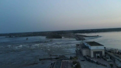 Delir in Rusia. Un aliat al lui Putin da vina pe Regatul Unit si NATO pentru bombardarea barajului de pe Nipru