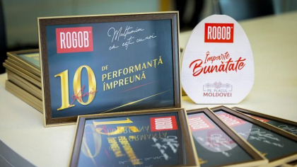 Oamenii valorosi - succesul Rogob! Managementul companiei a premiat 25 de angajati fideli