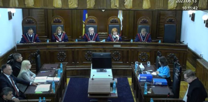 Sedinta in care se examineaza scoaterea partidului SOR in afara legii - amanata. Presedintele CC anunta ca a fost finalizata examinarea materialelor cauzei, iar maine partile isi vor prezenta pledoariile finale