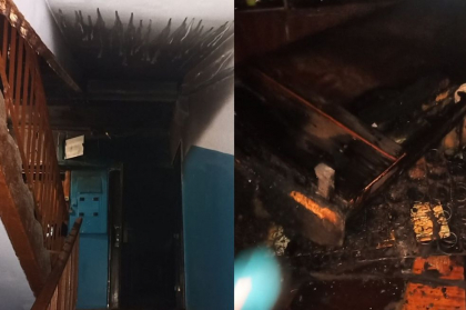 Un apartament a fost cuprins de flacari la Balti. Proprietarul - transportat la spital dupa ce a suferit mai multe arsuri