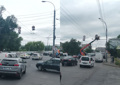 Restrictii de circulatie pe podul de pe strada Ismail. Au fost semnalate o serie de dificultati cauzate de circulatia autocamioanelor
Restrictii de circulatie pe podul de pe strada Ismail. Au fost semnalate o serie de dificultati cauzate de circulatia autocamioanelor