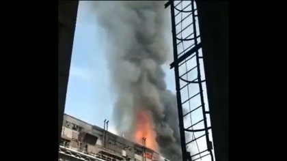 O centrala ruseasca la granita cu Ucraina a ars ca o torta. Rusii neaga ca sursa incendiului a fost o explozie O centrala ruseasca la granita cu Ucraina a ars ca o torta. Rusii neaga ca sursa incendiului a fost o explozie