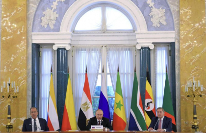 Vladimir Putin le-a tinut o lectie liderilor africani care incearca sa medieze o pace in Ucraina