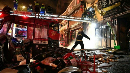 Peste 30 de persoane au murit dupa o explozie intr-un restaurant. Alte sapte persoane au fost ranite, in China