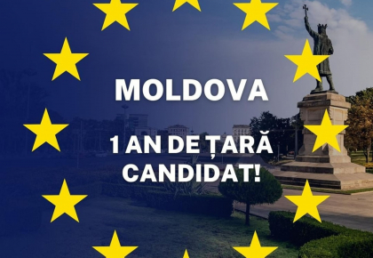 Un an de cand Republica Moldova a primit statutul de tara candidata pentru aderarea la UE. Nicu Popescu: „Am avut un an plin de realizari si progrese remarcabile” Un an de cand Republica Moldova a primit statutul de tara candidata pentru aderarea la UE. Nicu Popescu: „Am avut un an plin de realizari si progrese remarcabile”