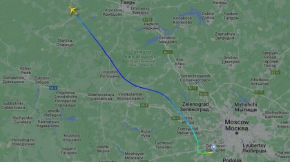 Avionul guvernului rus paraseste Moscova, iar apoi dispare de pe sistemele de urmarire Avionul guvernului rus paraseste Moscova, iar apoi dispare de pe sistemele de urmarire