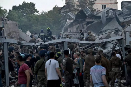 Zelenski, furios pe „salbaticii rusi” dupa atacurile cu rachete asupra Kramatorskului