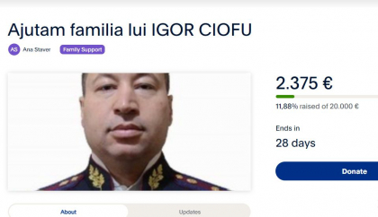„Ajutam familia lui IGOR CIOFU.” A fost deschis un cont pentru a ajuta familia angajatului din securitatea aeroportuara, ucis in atacul armat de pe Aeroport International Chisinau „Ajutam familia lui IGOR CIOFU.” A fost deschis un cont pentru a ajuta familia angajatului din securitatea aeroportuara, ucis in atacul armat de pe Aeroport International Chisinau