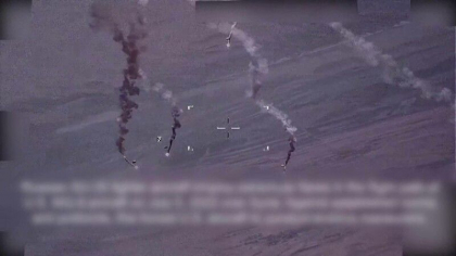 Trei drone americane Reaper au fost "hartuite" de avioanele rusesti Suhoi, pe cerul Siriei Trei drone americane Reaper au fost "hartuite" de avioanele rusesti Suhoi, pe cerul Siriei