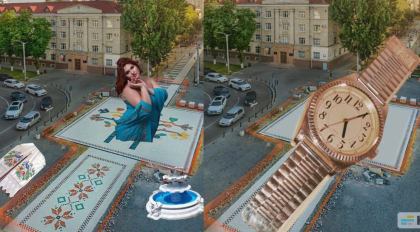 „De ce nu ar arata unica zona pietonala din oras ca o prispa de la sarai?” Pavajul cu simbolul „Pomul Vietii” aplicat pe strada pietonala a stranit un val de critici si amuzament - FOTO 