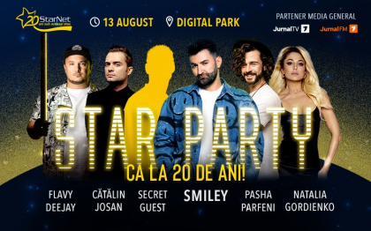 Distractie ca la 20 de ani alaturi de Smiley de ziua StarNet! Distractie ca la 20 de ani alaturi de Smiley de ziua StarNet!