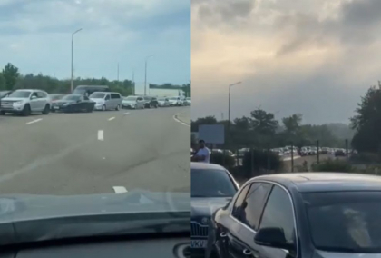 Se mentine trafic intensiv la frontiera moldo-romana. S-au format cozi la vama Leuseni pe sensul de iesire din tara - VIDEO