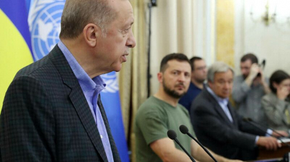 Recep Erdogan, dupa intalnirea cu Volodimir Zelenski: „Ucraina merita sa adere la NATO” Recep Erdogan, dupa intalnirea cu Volodimir Zelenski: „Ucraina merita sa adere la NATO”