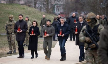 Sandu, mesaj de sustinere la 500 de zile de razboi in tara vecina: „Ne vom uni eforturile pentru ca Rusia sa raspunda pentru crimele sale de razboi. Ucraina va invinge, altfel nu poate fi”