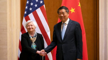 Secretarul Trezoreriei din SUA spune Chinei ca „lumea este suficient de mare incat ambele tari sa prospere” Secretarul Trezoreriei din SUA spune Chinei ca „lumea este suficient de mare incat ambele tari sa prospere”