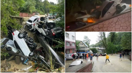 Prapad la Soci, in Rusia, unde o ploaie torentiala a devastat mai multe zone ale orasului - VIDEO Prapad la Soci, in Rusia, unde o ploaie torentiala a devastat mai multe zone ale orasului - VIDEO