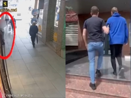 Barbat din capitala, prins dupa ce a furat telefonul unei vanzatoare care pregatea comanda unui client - VIDEO Barbat din capitala, prins dupa ce a furat telefonul unei vanzatoare care pregatea comanda unui client - VIDEO