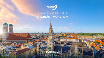 Din Chisinau spre Munchen, FLYONE a lansat o noua cursa aeriana Din Chisinau spre Munchen, FLYONE a lansat o noua cursa aeriana