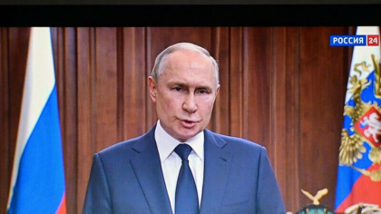 Putin: Contraofensiva ucraineana nu a condus deocamdata la niciun rezultat
Putin: Contraofensiva ucraineana nu a condus deocamdata la niciun rezultat