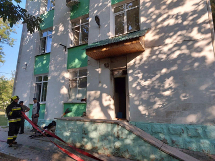 Incendiu la Institutul Oncologic din capitala: incaperea unde stau muncitorii a fost cuprinsa de flacari - FOTO