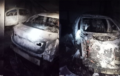 Trei masini au ars in totalitate in parcarea unui bloc de locuit din capitala. Mai multe persoane, printre care si trei copii au fost evacuate - FOTO Trei masini au ars in totalitate in parcarea unui bloc de locuit din capitala. Mai multe persoane, printre care si trei copii au fost evacuate - FOTO