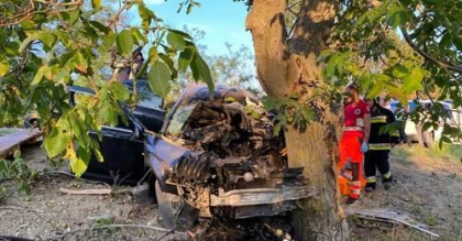 Un tanar de 22 de ani a murit, dupa ce s-a izbit cu masina de un copac Un tanar de 22 de ani a murit, dupa ce s-a izbit cu masina de un copac