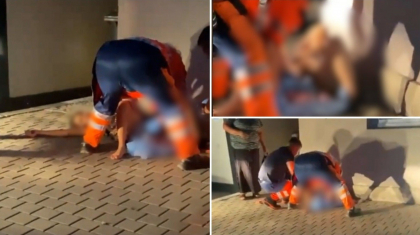 Imagini incredibile in Romania. O femeie filmata cand naste pe trotuar, in fata unui spital - VIDEO
Imagini incredibile in Romania. O femeie filmata cand naste pe trotuar, in fata unui spital - VIDEO